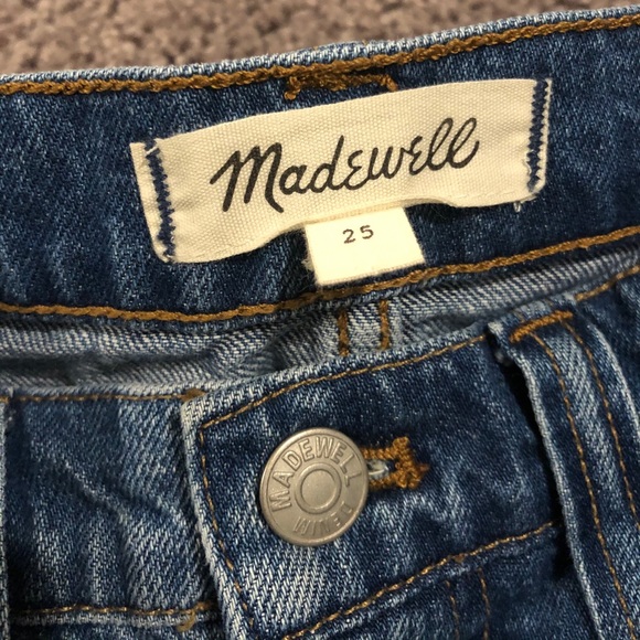 Madewell Rigid Denim A-Line Mini Skirt, size 25 - Picture 7 of 7